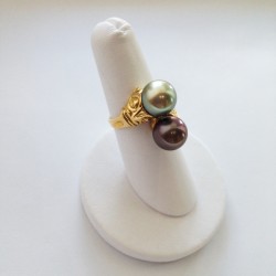 Bague Toi & Moi têtes de TIKI