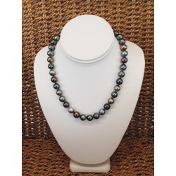 Collier de Perles Noires de...