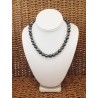 Collier de Perles Noires de TAHITI "Multicolores" CL/CD 10mm