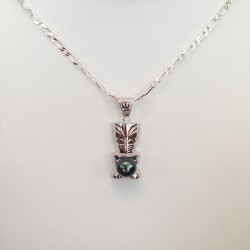 Pendentif TIKI en Argent...