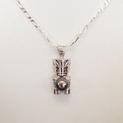 Pendentif TIKI en Argent...